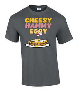 Royal Navy T-Shirt, Military Humor Matelots,  Cheesy Hammy Eggy T-Shirt, HMS Gifts, Jack Humour t-shirts