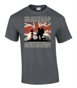 Military Humor - Fly The Flag - Patriot - Union Jack - Veterans - Gifts