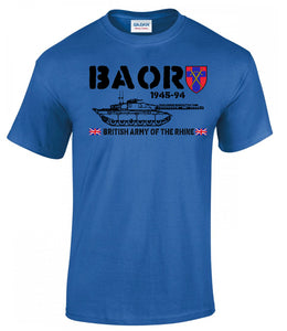 Military Gifts - BAOR - Challenger Tank - Veteran - British Army - Gifts - Veterans - T-Shirt