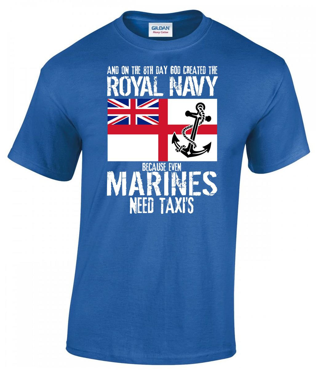 Military Humor - Royal Navy - Even Marines Need Taxis