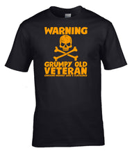 Load image into Gallery viewer, Military Humor - Grumpy Veteran - Warning Contains