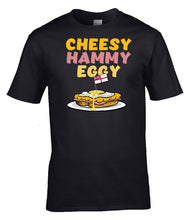 Load image into Gallery viewer, Royal Navy T-Shirt, Military Humor Matelots,  Cheesy Hammy Eggy T-Shirt, HMS Gifts, Jack Humour t-shirts