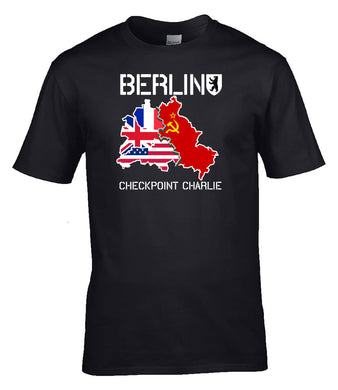 Military Gifts - BAOR - Berlin - Checkpoint Charlie - British Humour T-Shirts - British Gifts - Dad Gifts - Grandad Gifts