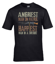 Load image into Gallery viewer, British Military Gifts - Angriest Man - On Patrol - Gifts For Him - Army Gifts - Veterans Gifts - T-Shirt