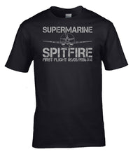 Load image into Gallery viewer, Military Gifts - Supermarine - Spitfire - Veteran - Royal Air Force - WW2 - Gifts - Veterans - T-Shirt