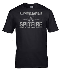 Military Gifts - Supermarine - Spitfire - Veteran - Royal Air Force - WW2 - Gifts - Veterans - T-Shirt