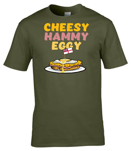 Royal Navy T-Shirt, Military Humor Matelots,  Cheesy Hammy Eggy T-Shirt, HMS Gifts, Jack Humour t-shirts