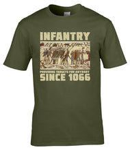 Load image into Gallery viewer, Infantry Since 1066 T-Shirt Providing Targets Military Humour
