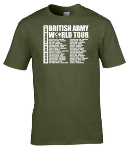 Military Humor - British Army - Veteran Gifts - Veterans - World Tour