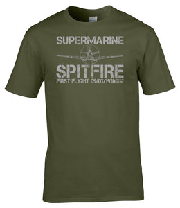 Military Gifts - Supermarine - Spitfire - Veteran - Royal Air Force - WW2 - Gifts - Veterans - T-Shirt