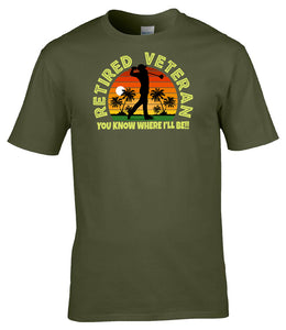 Military Gifts - Retired Veteran - Golf Club Edition - Veteran - British Army - Gifts - Veterans - T-Shirt