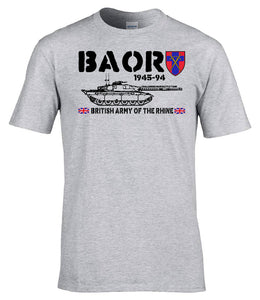 Military Gifts - BAOR - Challenger Tank - Veteran - British Army - Gifts - Veterans - T-Shirt