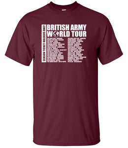 Military Humor - British Army - Veteran Gifts - Veterans - World Tour