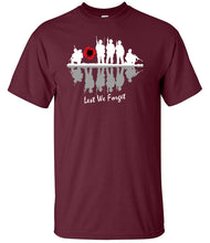 Load image into Gallery viewer, Remembrance Day - British Military T-Shirts - Lest We Forget T-Shirt - British Army Gifts