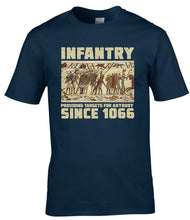 Load image into Gallery viewer, Infantry Since 1066 T-Shirt Providing Targets Military Humour