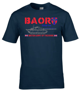 Military Gifts - BAOR - Challenger Tank - Veteran - British Army - Gifts - Veterans - T-Shirt