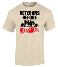 Load image into Gallery viewer, British Gifts - Veterans - Before - Illegals - Gifts For Him - Army Gifts - T-Shirt