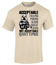 Load image into Gallery viewer, Military Humor - Never Quit - T-Shirt
