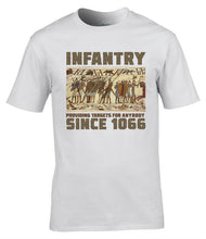 Load image into Gallery viewer, Infantry Since 1066 T-Shirt Providing Targets Military Humour