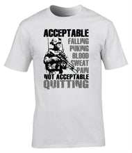 Load image into Gallery viewer, Military Humor - Never Quit - T-Shirt