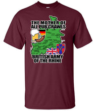 Load image into Gallery viewer, military_humour_BAOR_t-shirt_pub_crawl_slogan_British_Army_Germany