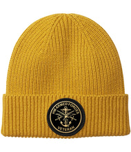 Load image into Gallery viewer, HM Armed Forces Veteran Beanie Hat – Printed Badge Patch Winter Hat