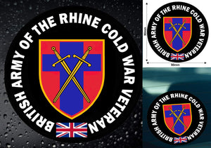 BAOR Veteran - PIN & STICKER DEAL