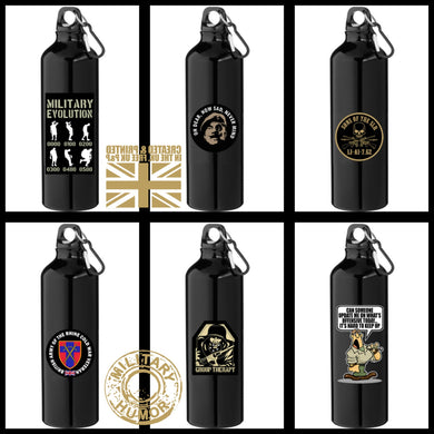 Military Humor - Veteran Themed - Aluminium - Water Bottles