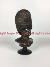 Load image into Gallery viewer, Scots Guards Bust Cold Cast Bronze Military Statue Sculpture