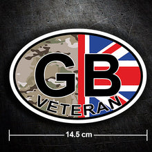 Load image into Gallery viewer, British Military Gifts - British Army - GB Veteran - Veterans - Car Sticker