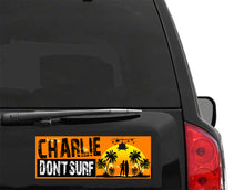 Load image into Gallery viewer, Charlie Don't Surf Large Military Vinyl Sticker | Veteran Bumper Decal