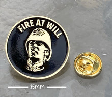 Load image into Gallery viewer, Military Humor - Her Majesty - Sir Michael Caine - Zulu - Veteran Gifts - British Army - Pin Badge