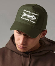 Load image into Gallery viewer, Caught Fcuk All Fishing Club Cap Removable Patch Hat Funny Fishing &amp; Military Humour Cap