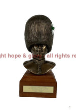 Load image into Gallery viewer, Welsh Guards Bust Cold Cast Bronze Military Statue Sculpture