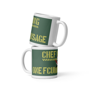 Military Gifts - Gifts For Veterans - One F#cking Sausage - Chefs - Brews - British Army Gifts - British Gifts - Mug