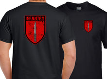 Load image into Gallery viewer, Military Humor - Infantry - Tee - Double Print