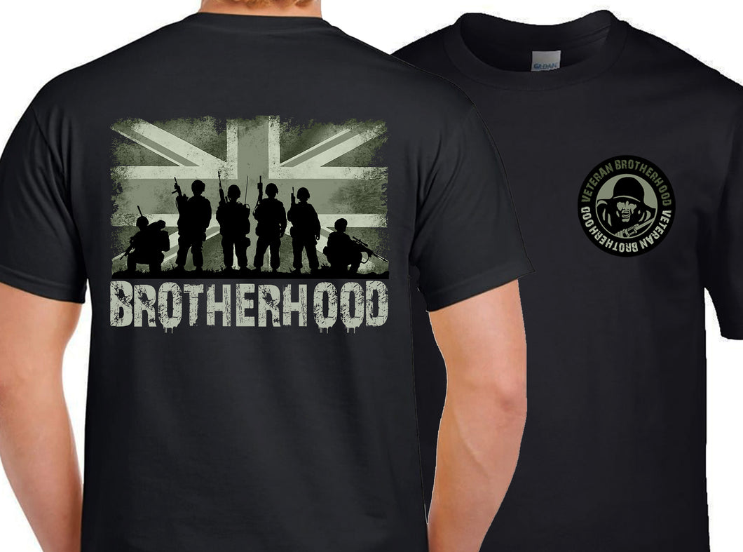 Military Humor - Veteran Brotherhood - Front & Back print - New