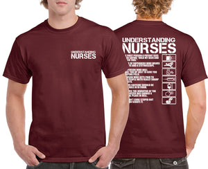 Military Humor - Understanding Nurses - Front & Back Print