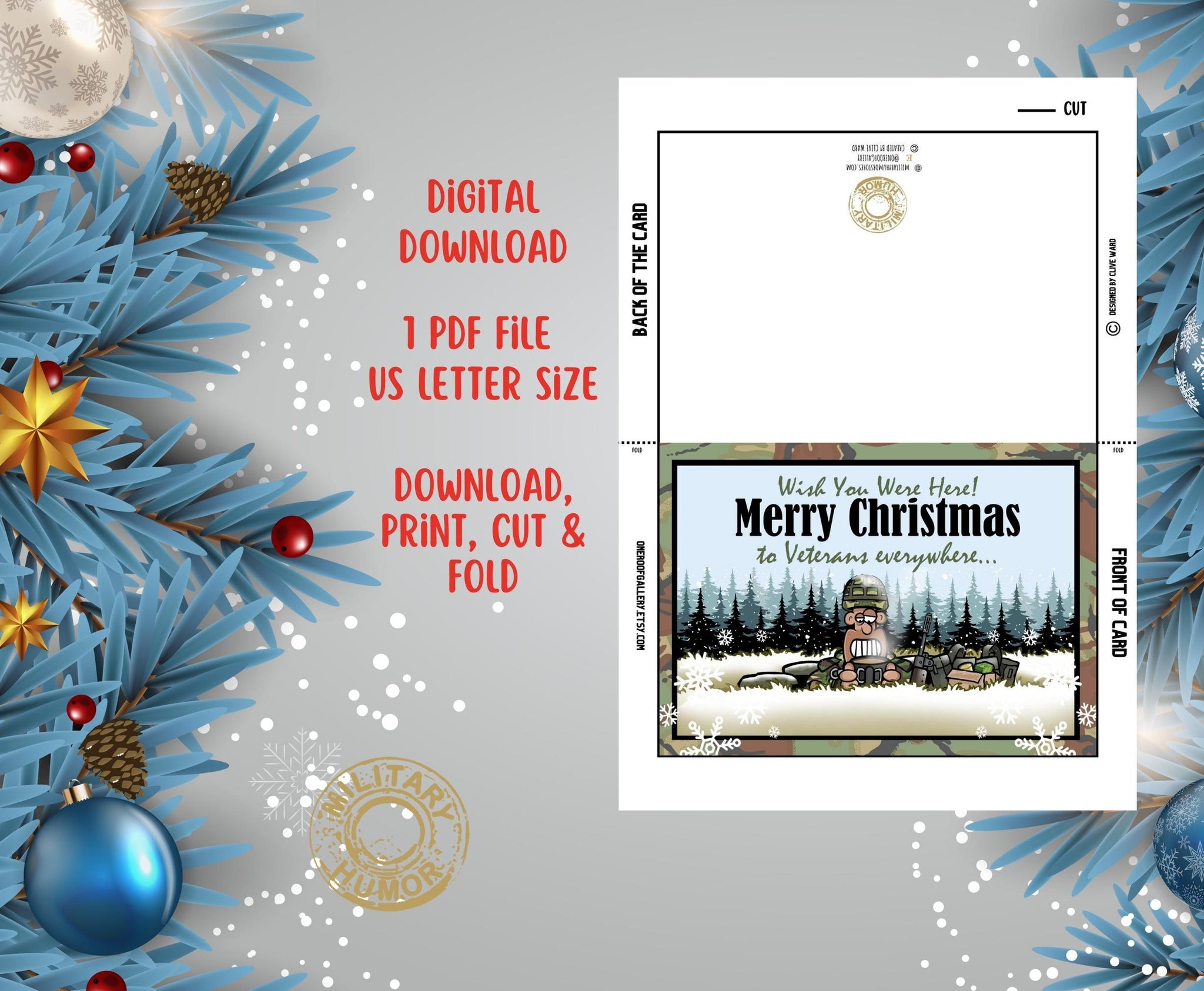 merry christmas to veterans and armed forces everywhere - download
