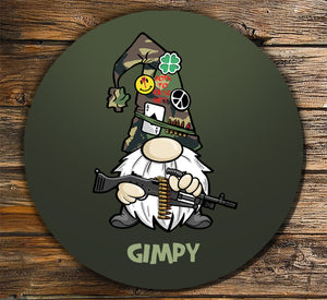 Military Humor - 7 Military Dwarves (Gnomes) - Coaster Range - Set of 7