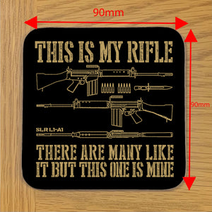 Military Humor - Tools of the Trade - SLR - Coaster Range - Set of 6