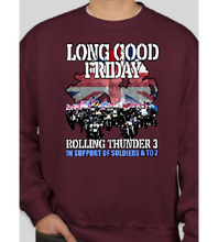 Load image into Gallery viewer, Military Humor - Long Good Friday - Rolling Thunder 3 - Biker - Sweater - Military Humor Stores