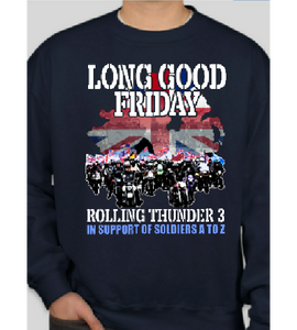 Military Humor - Long Good Friday - Rolling Thunder 3 - Biker - Sweater - Military Humor Stores