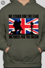 Load image into Gallery viewer, Military Humor - Stand for the Flag - UK - Hoody - Military Humor Stores