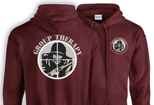 Load image into Gallery viewer, Military Humor - Group Therapy - Double Sided - Hoodie