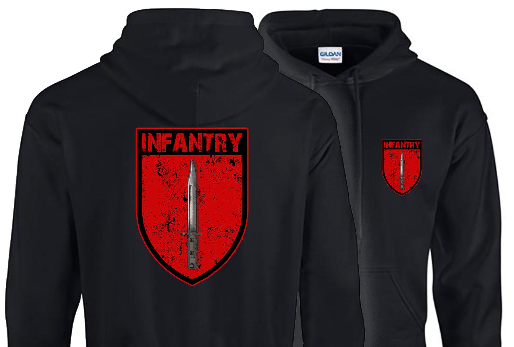 Military on sale print hoodie