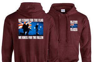 Military Humor - Stand for the Flag - Australia - Hoody