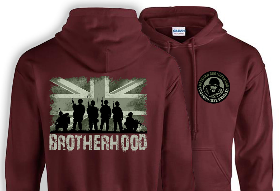 Military Humor - Veteran Brotherhood - Front & Back print.