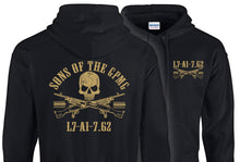 Load image into Gallery viewer, Military Humor - Sons of the GPMG - Hoodie - Front &amp; Back Print