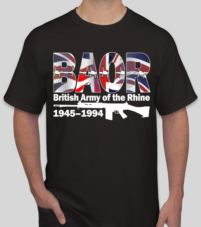 Military Humor - BAOR - Defend the Wire - Tee - Military Humor Stores